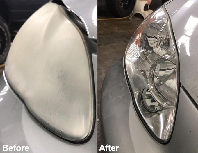 Before and After - Headlight Restoration