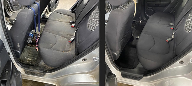 Before and After - interior detail