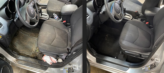 Before and After - Car Detailing detail